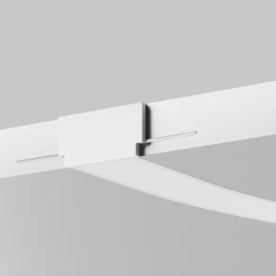 Алюминиевый профиль встраиваемый с боковым изгибом ALM-6214SB-S-2M Led Strip 636003