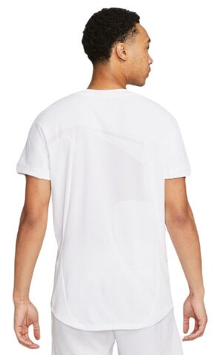 Мужская теннисная футболка Nike Dri-Fit Rafa Tennis Top - white/black