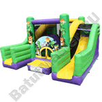 Коммерческий надувной батут "Двойная горочка"