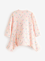 Боди с длинным рукавом для малышей с дисплазией тазобедренного сустава Next N44-461, 3 шт., Белый, Розовый