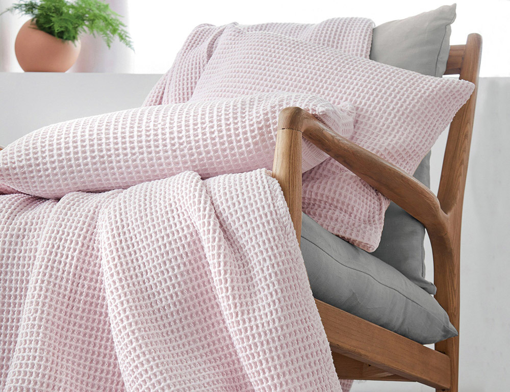 Покрывало 240x260 Blanc Des Vosges Electre Poudre