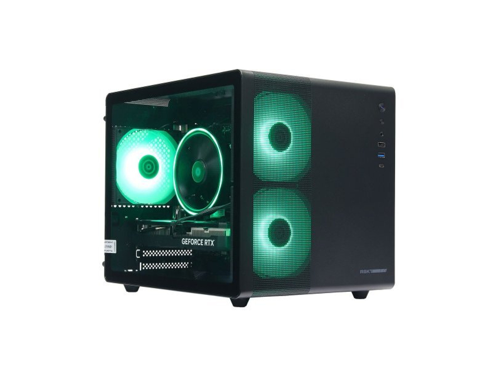 Компьютер Raskat STRIKE 320, Intel Core i3-12100F, RAM 16GB, SSD 512GB, NVIDIA RTX 3050 6GB, без ОС, 190434