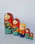 Матрешка "с курочкой" традиция 5мест