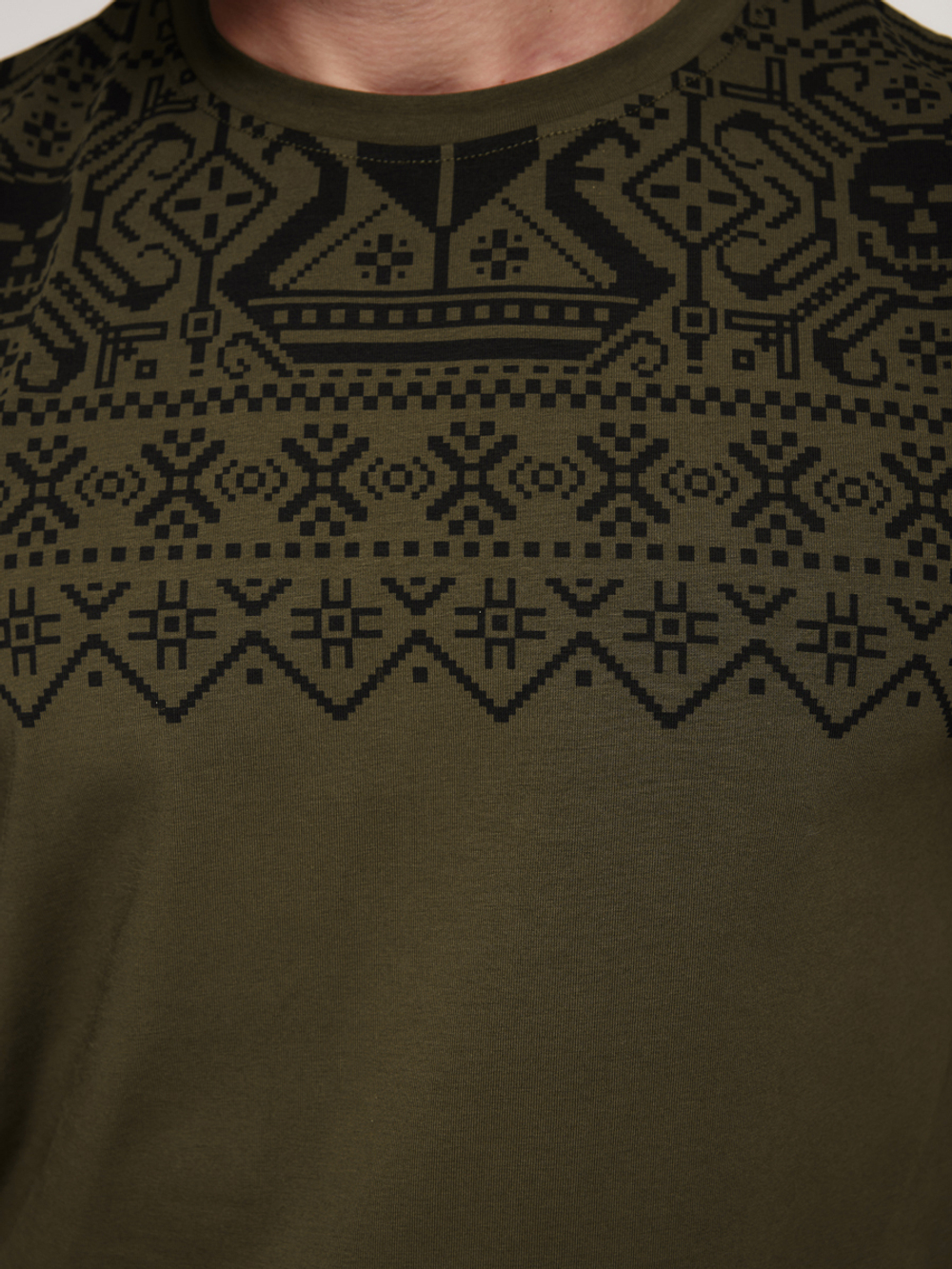 Футболка Варгградъ мужская хаки "На распутье"