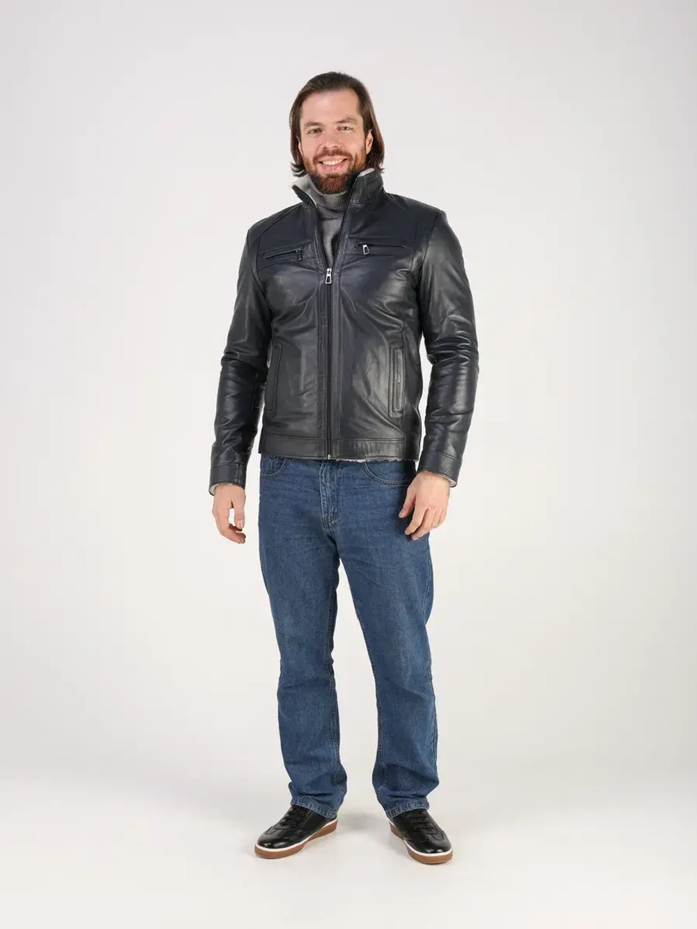 Дубленка натуральная куртка зимняя кожаная