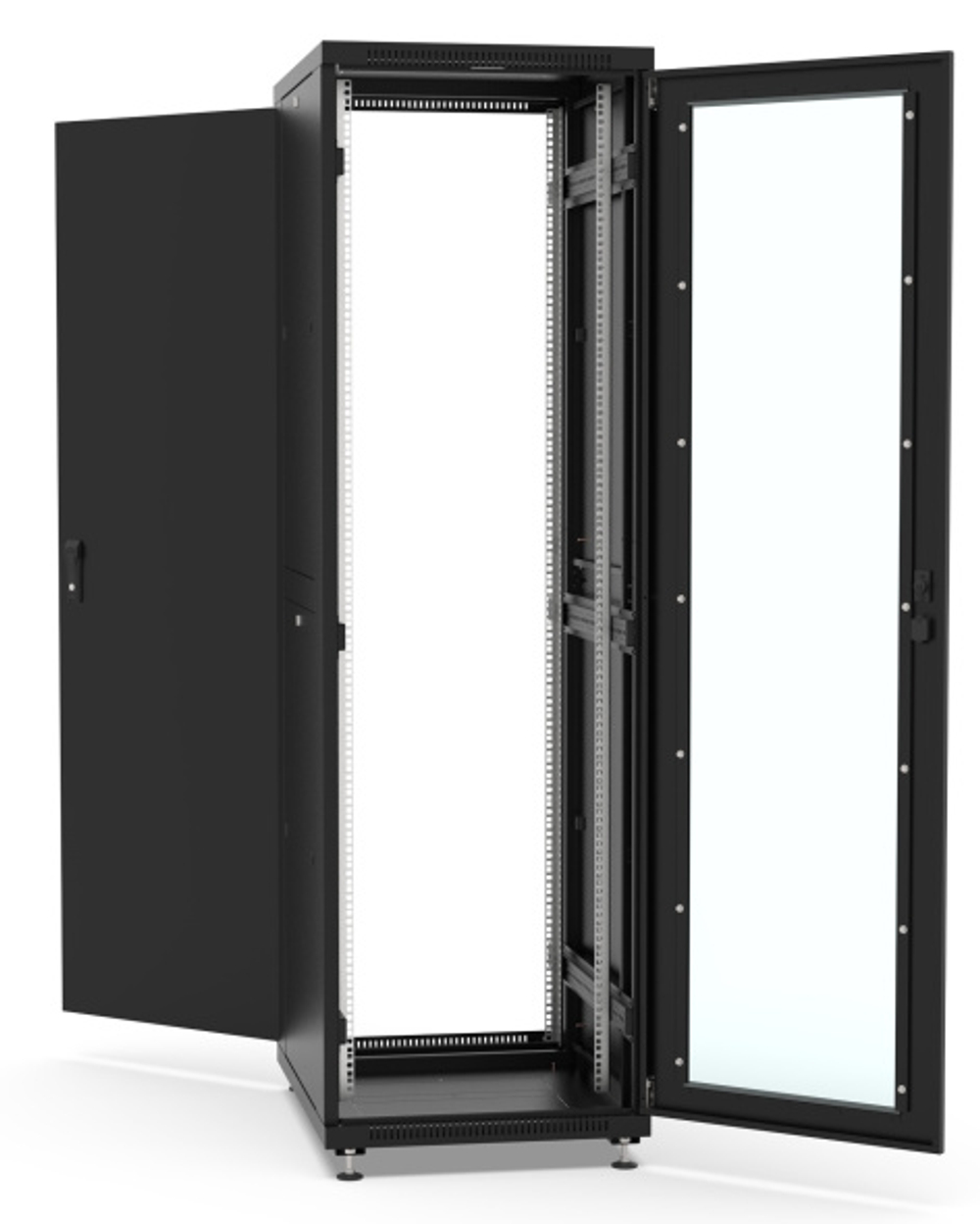 Шкаф напольный 19", 42U Filum FL-NT-4268GM2M-BK