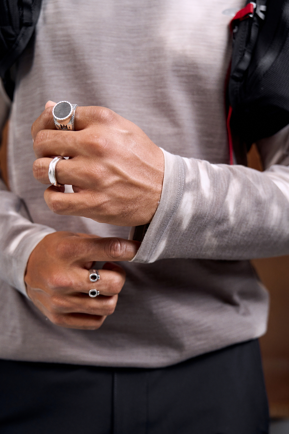 Лонгслив Nothomme Blue Monte Wool Temperature-Regulating Longsleeve "Fog Gray"