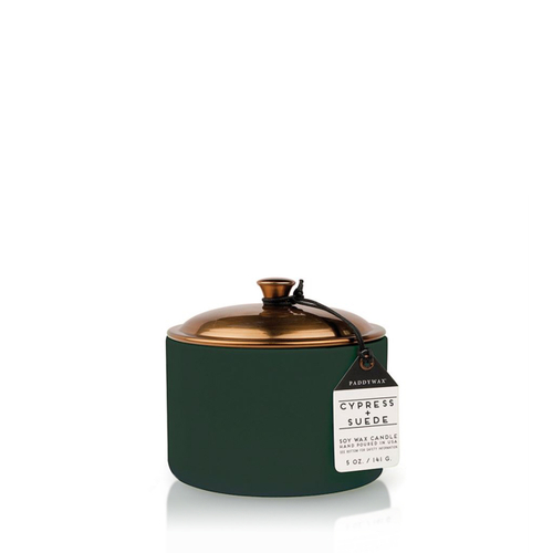 CYPRESS + SUEDE, свеча в керамической банке