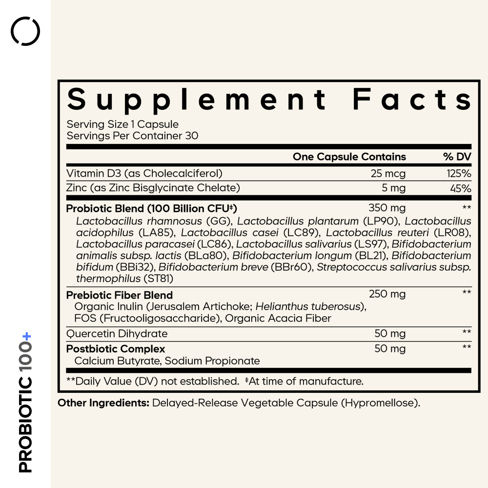 Codeage, Probiotic+, 30 растительных капсул