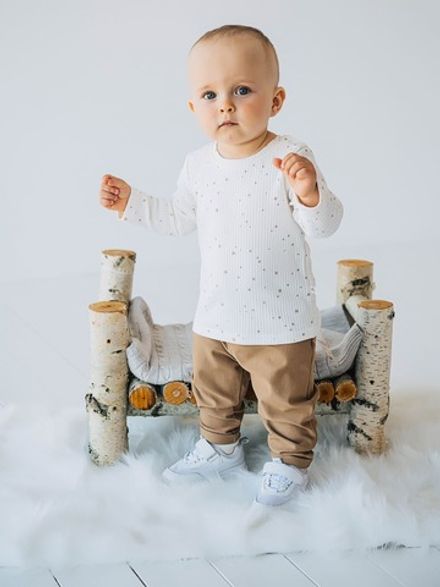 Брюки из джинскота "Миндаль" 0+