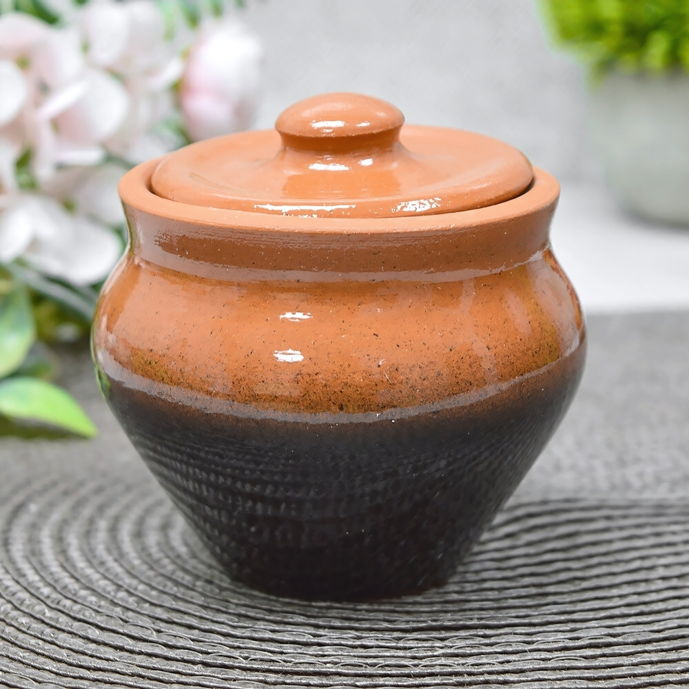 Горшок для запекания керамический 0,25л тонированный