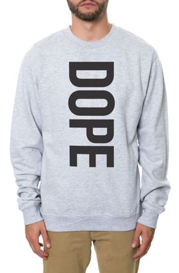 Свитшот DOPE Vertical Crewneck серый
