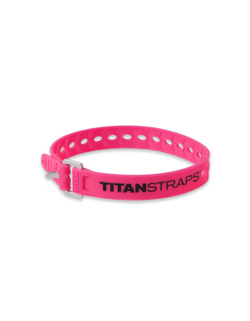 Ремень крепёжный TitanStraps Super Straps розовый L = 46 см (Dmax = 12,7 см, Dmin = 3,2 см)