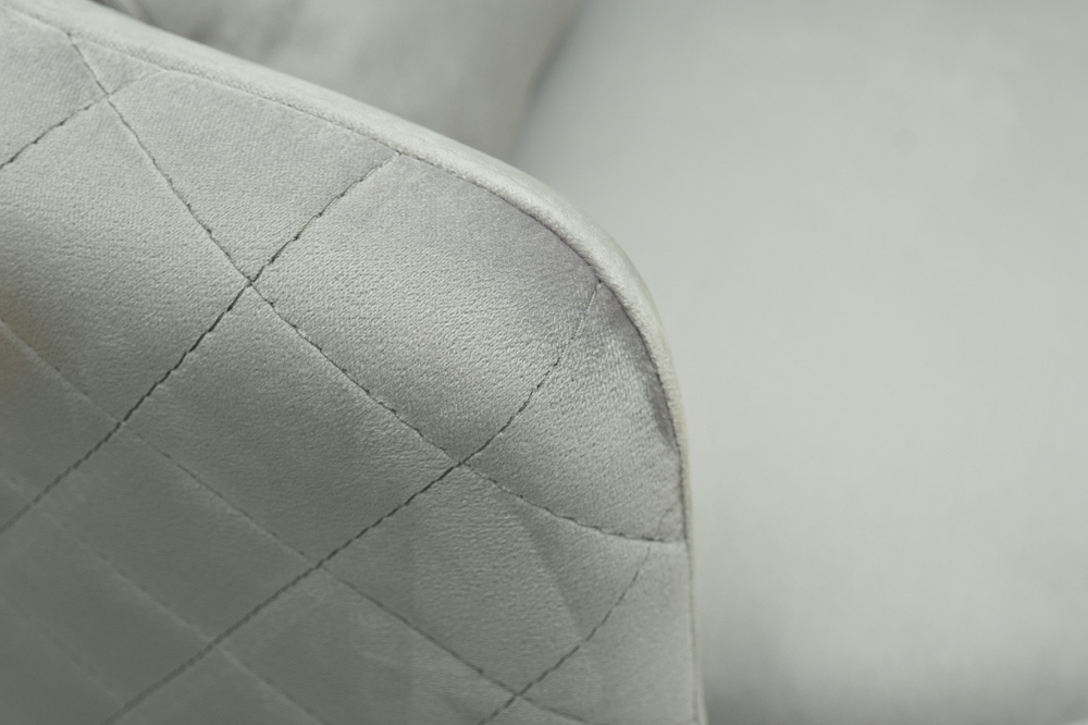 Кресло вращающееся 70x77x80см Garda Decor Verona велюр мятный/хром