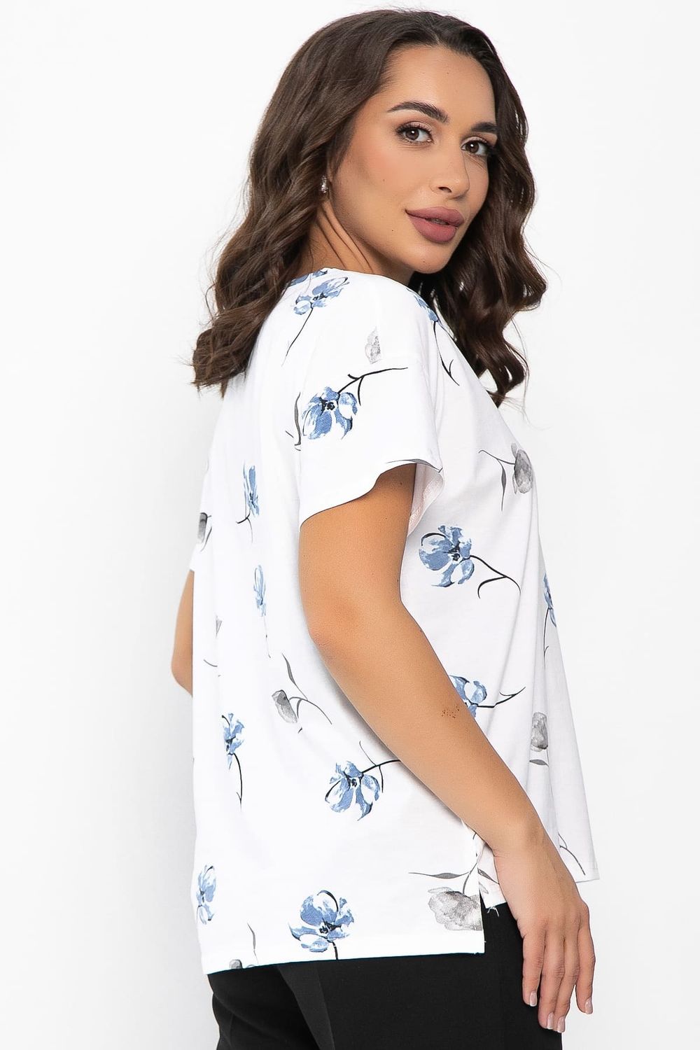 Футболка Мэнси (белая) Б14126-4М LT Collection