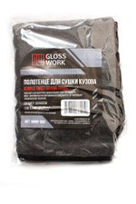 Glosswork Double Twist Drying towel 50x60cm, 600gsm, серый, сушащее полотенце