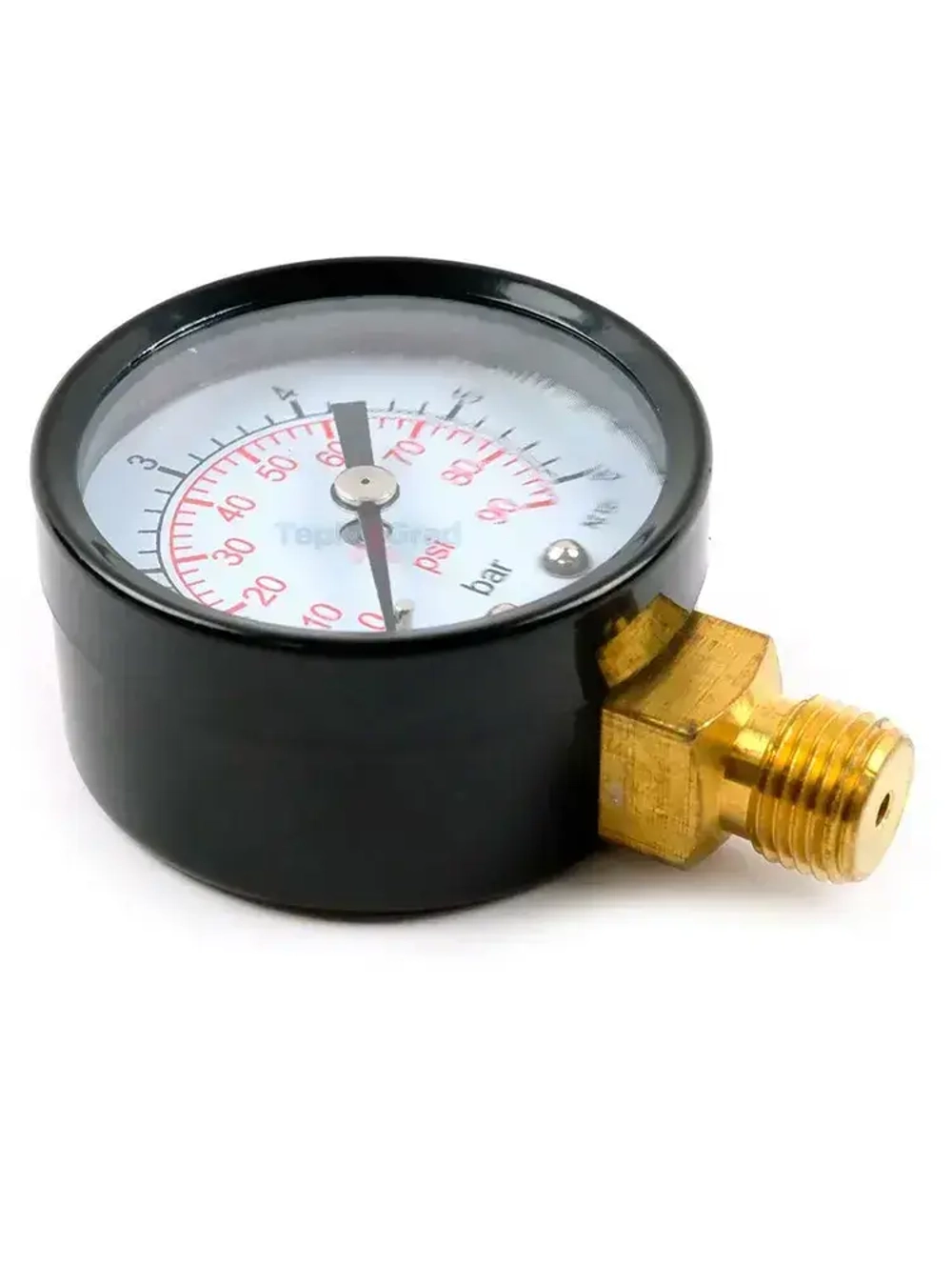 Манометр радиальный TIM, корпус 50 мм, диапазон 0-6 бар, подключение 1/4 Y-50-6