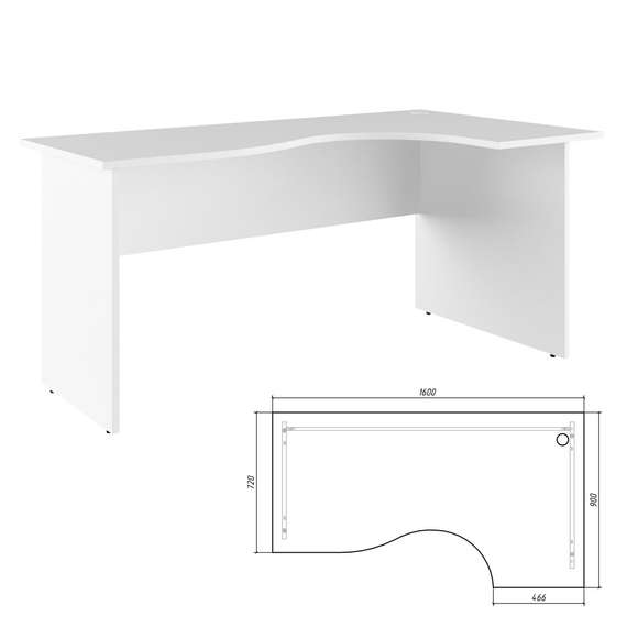 Стол эргономичный правый Trend TRD29625308 140x90x75