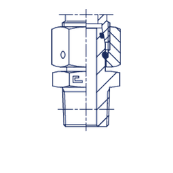 Штуцер FNС DL15 NPT1/2"