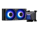 Водяное охлаждение для CPU MAG CORELIQUID A15 240 Socket Intel/AMD, ARGB, Fan 2x120см Черный