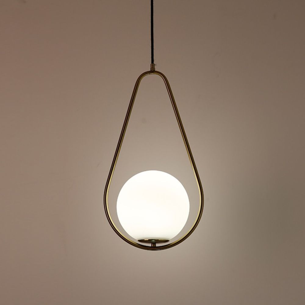 Подвесной светильник HOOP DROP Brass