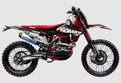 Кроссовый мотоцикл PROMAX RX2 YB300H (LX176FMN) (4 valves, 6 gears) Красный
