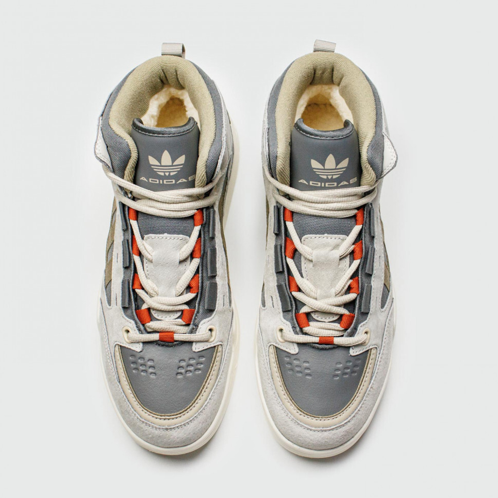 кроссовки Adidas ADI2000 Mid Light Grey / White Winter