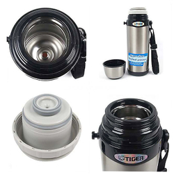 Термос классический Tiger MBI-A080 Clear Stainless, 0.8 л (серебристый)