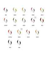 Мормышка вольфрамовая БАНАН С УШКОМ, #307, 10 шт 0,5 г