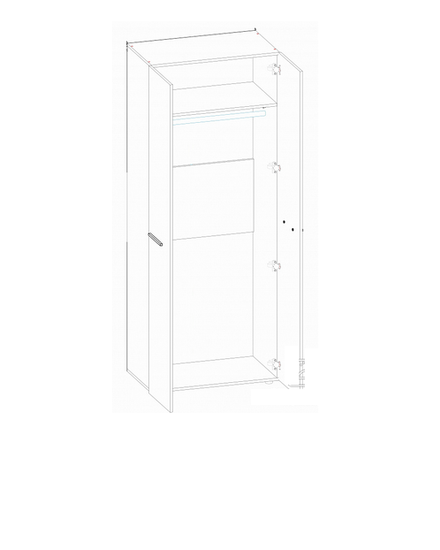 Шкаф ВЕРСАЛЬ для одежды