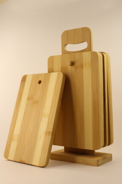 Набор разделочных досок бамбук, 22х14.5х1 см, 6 шт