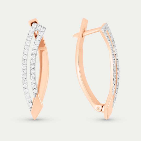 Серьги золотые