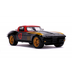 Avengers - автомобиль Chevy Corvette 1966 1:24 + фигурка Черной вдовы 3225014