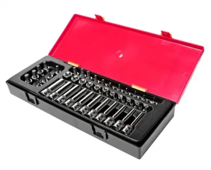 JTC-K3411 - Набор головок торцевых 3/8" TORX,HEX 41 предмет в кейсе