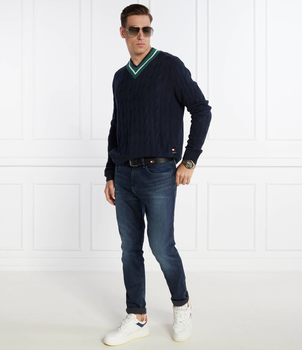 Свитер Tommy Jeans - темно-синий(DM0DM18363)