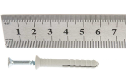 Дюбель-гвоздь полипропиленовый с потайным бортиком 125 шт. (6х40 мм; ТФ5) Зубр 4-301345-06-040