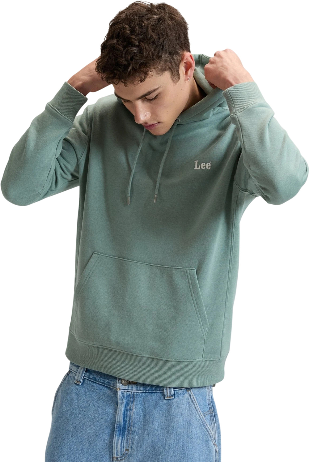 Толстовка мужская LEE ESSENTIAL LEE HOODIE DESERT SAGE