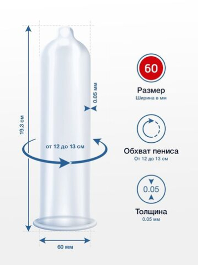 Презервативы MY.SIZE размер 60 - 3 шт.