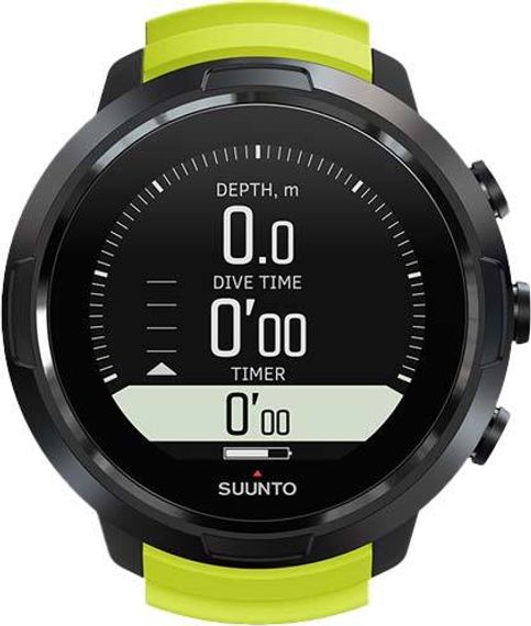 Декомпрессиметр Suunto D5 лайм-черный