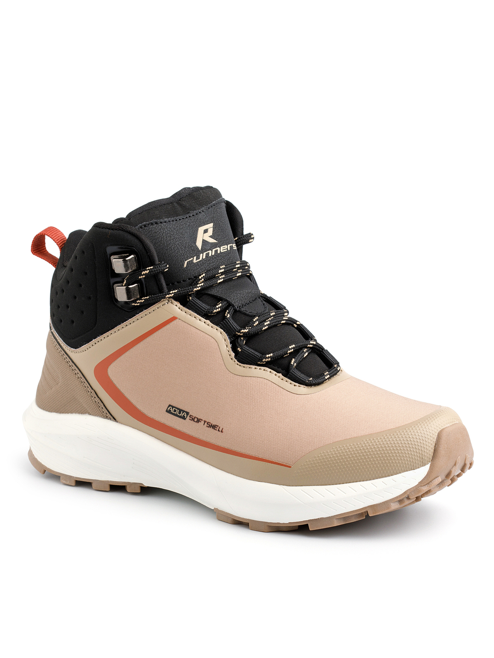 Кроссовки женские Runners, RNS-242-07372, бежевый/черный