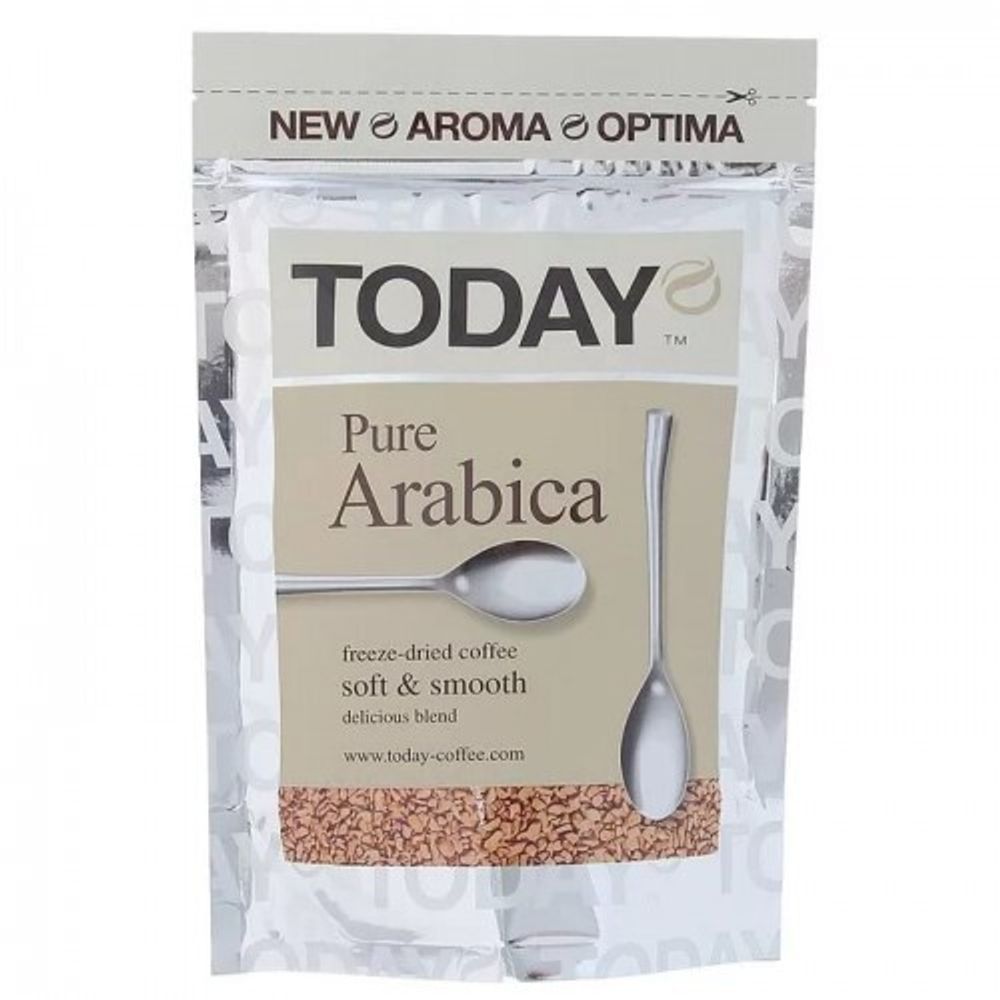 Today Pure Arabica, растворимый, 150 гр.