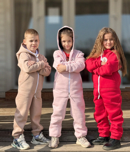 Комбинезон теплый детский 98-104 см