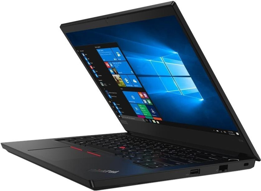 Ноутбук Lenovo ThinkPad E14-IML Intel Core i7 10510U, 1.8 GHz, 16384 Mb, 14; Full HD 1920x1080, 1000 Gb + 256 Gb SSD, DVD нет, Intel UHD Graphics, WiFi, Bluetooth, FPR, Windows 10 Professional, черный, 1.75 кг, 20RA001GRT