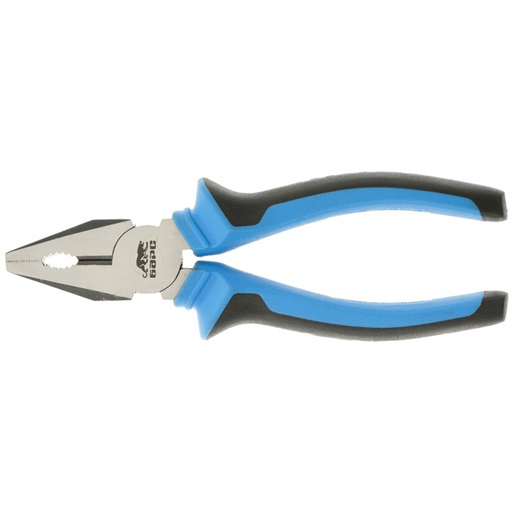 Плоскогубцы комбинированные 180 мм, хром-ванадий, двухкомпонентные рукоятки Барс