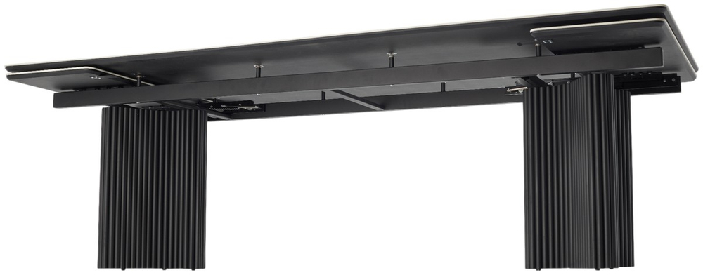 Стол АДАЖИО 240 (320) см PANDORA, керамика / Черный каркас М-City