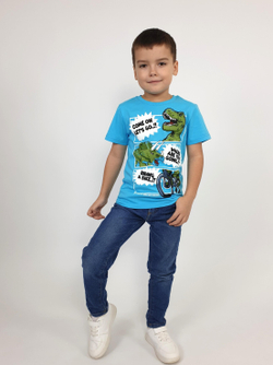 5-136-2 Футболка для мальчика Лунева