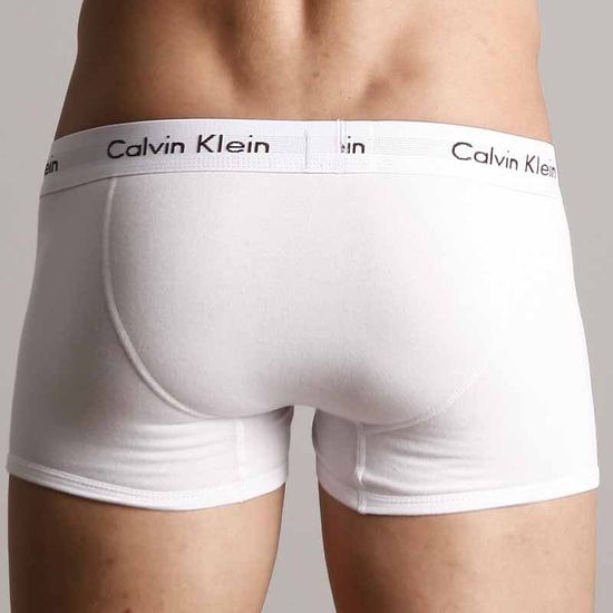 Мужские трусы боксеры белые Calvin Klein 365 White