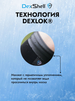 Водонепроницаемые носки Dexshell Wading Pro Sosks черный/серый XL (46-49)