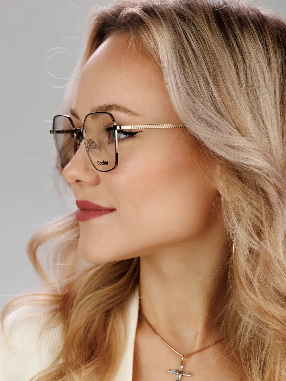 Оправа для очков женская брендовая металл