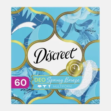 Прокладки Discreet Deo Spring Breeze Multiform 60шт
